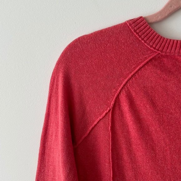 Mossimo Coral Cotton & Wool V-Neck Sweater - Picture 14 of 16